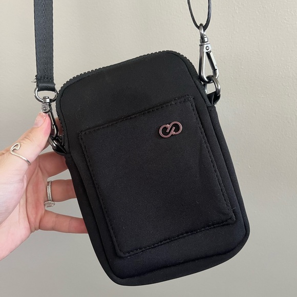 CALIA by Carrie Underwood Handbags - Calia Crossbody Satchel | Black Scuba Material